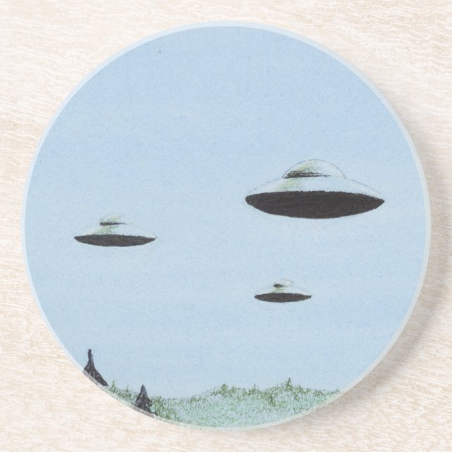 UFO Trio Getränkeuntersetzer (Vorne)