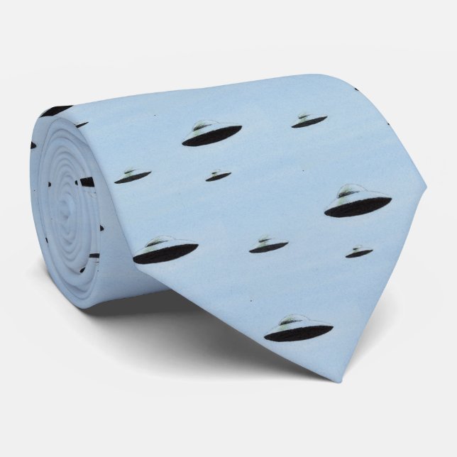 UFO-Trio Krawatte (Gerollt)