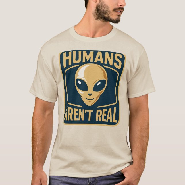UFO Tshirt-Außerirdischen T-Shirt (Vorderseite)