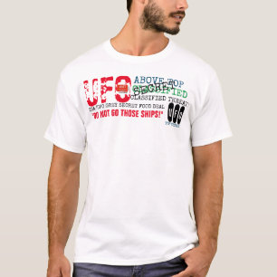 UFO ÜBER TOP SECRET Herren Basic T-Shirt