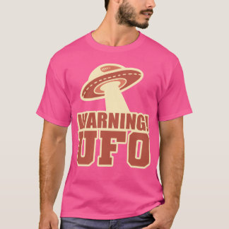 UFO-Ufologie-Geschenk vintage Warnung T-Shirt