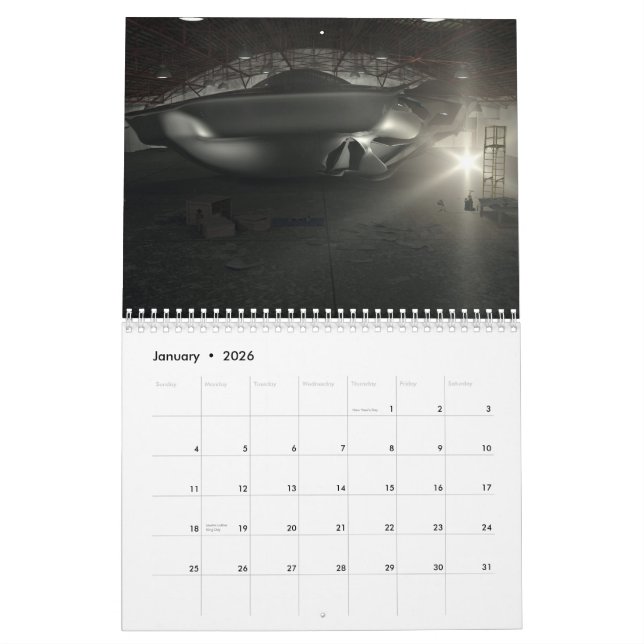UFO und Alien Kalender (Jan 2026)