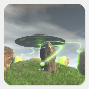 UFO- und Ancient Stone Circle Sticker