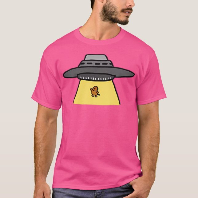 Ufo und die Katze T-Shirt (Vorderseite)