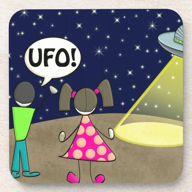 UFO UNTERSETZER (Vorderseite)