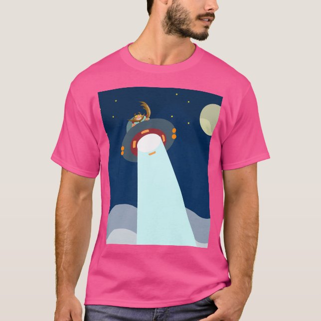 Ufo Wolfie Wolf T-Shirt (Vorderseite)