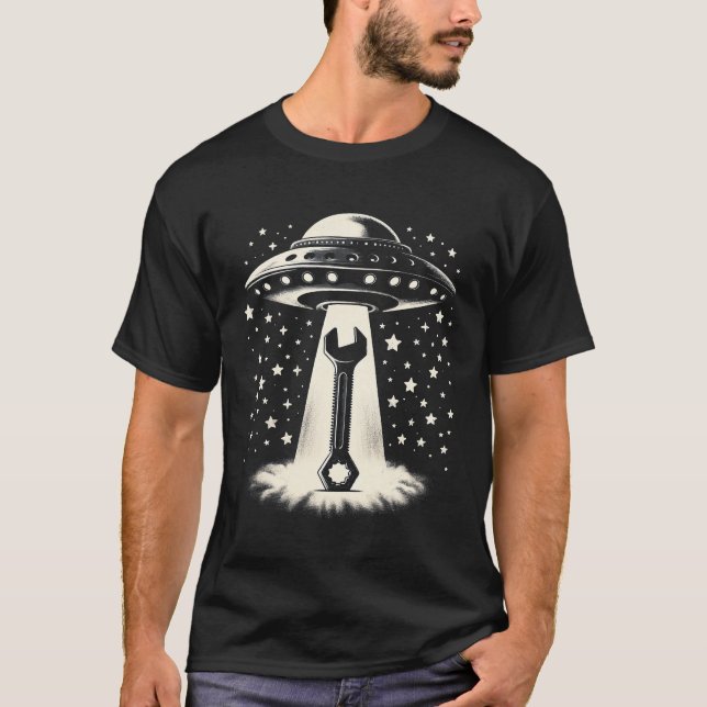 UFO Wrench Beam T-Shirt (Vorderseite)