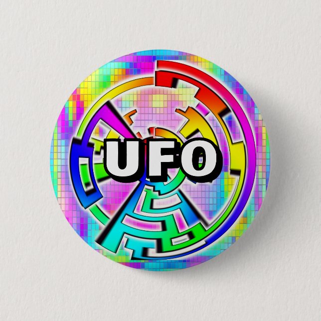 UFO (you may change the words) Button (Vorderseite)