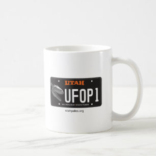 UFOP Logo & Allosaurus Lizenzplatte 11 oz. Tasse