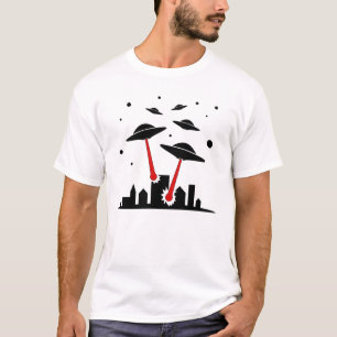 UFOs Angriff T-Shirt