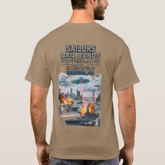 UFOs greifen die US-Marine in der Bucht von San Fr T-Shirt