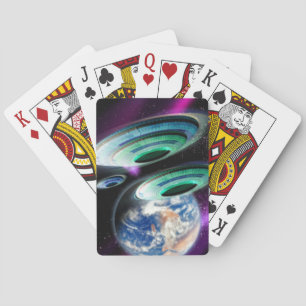 UFOs Spielkarten