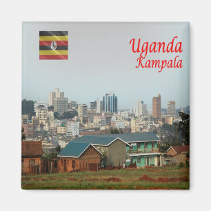 UG - Uganda - Kampala - Skyline Magnet