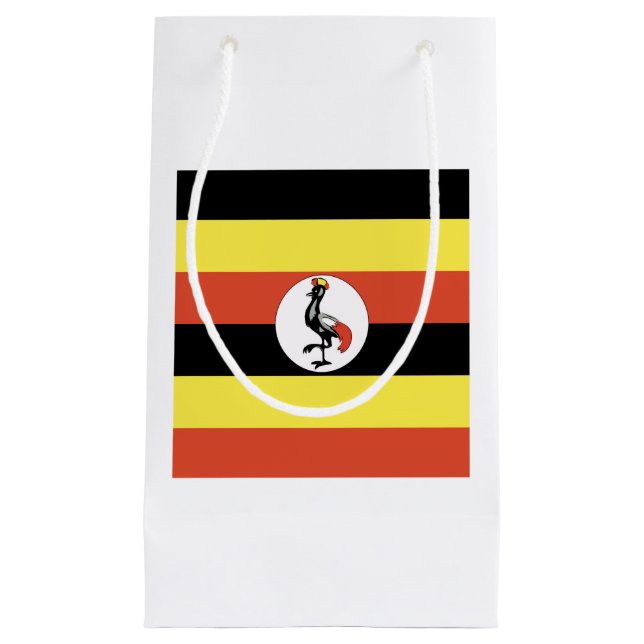 Uganda Flag Emblem Kleine Geschenktüte (Vorderseite)