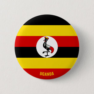 Uganda Flag Niedlich Patriotic Button