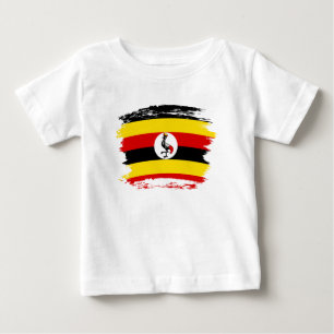 Uganda-Flagge Baby T-shirt