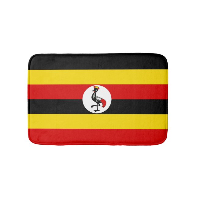 Uganda-Flagge Badematte (Vorderseite)