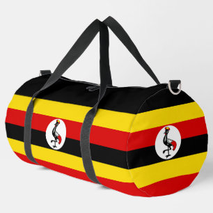 Uganda-Flagge Duffle Bag