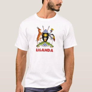 UGANDA - Flagge/Emblem/Wappen/Symbol T-Shirt