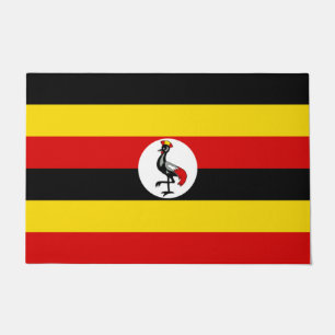 Uganda-Flagge Fußmatte
