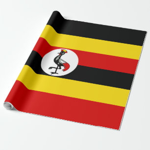 Uganda-Flagge Geschenkpapier