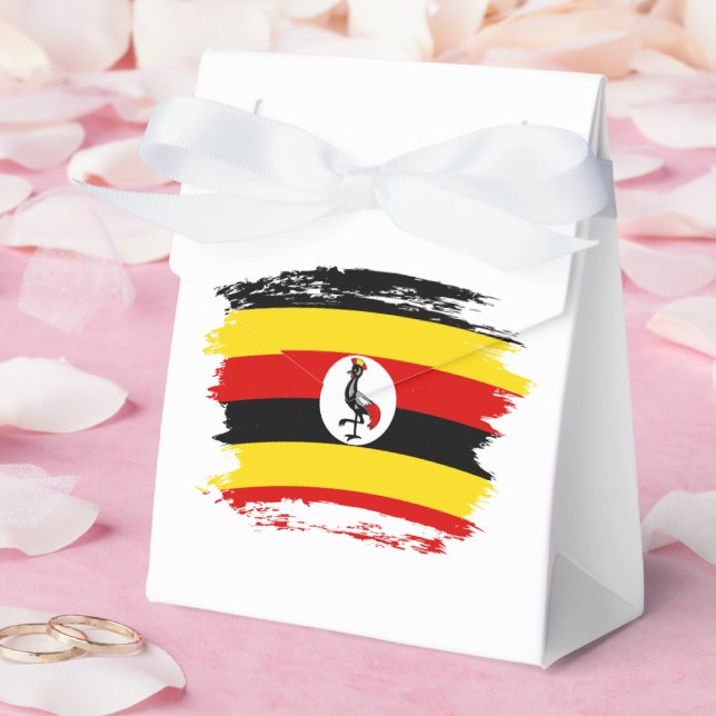 Uganda-Flagge Geschenkschachtel (Hochzeit)