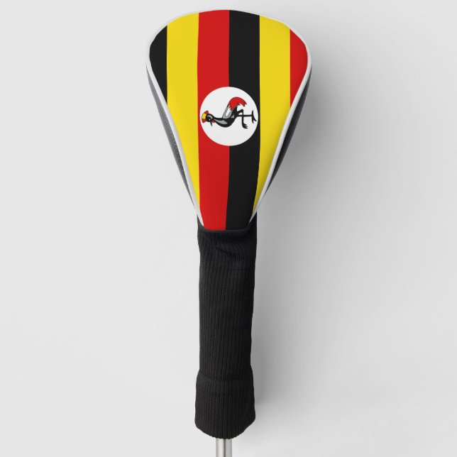 Uganda-Flagge Golf Headcover (Vorderseite)