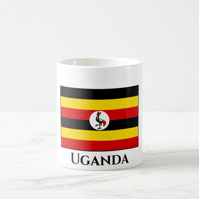 Uganda-Flagge Kaffeetasse (Mittel)