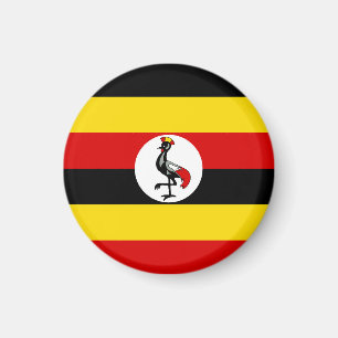Uganda-Flagge Magnet