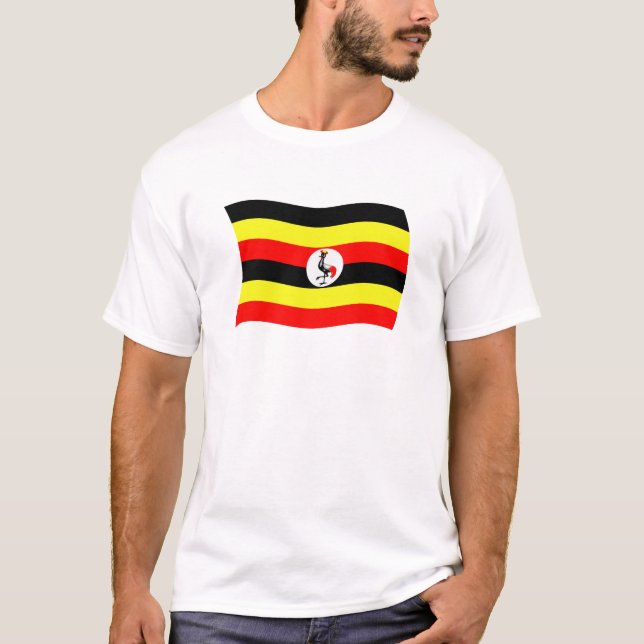 Uganda Flagge Shirt (Vorderseite)