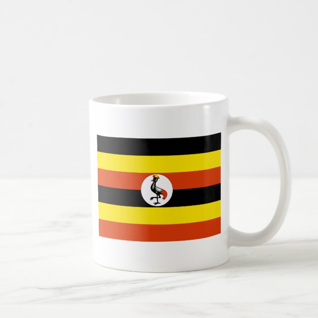 uganda-Flagge Tasse (Rechts)