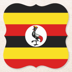 Uganda-Flagge Untersetzer
