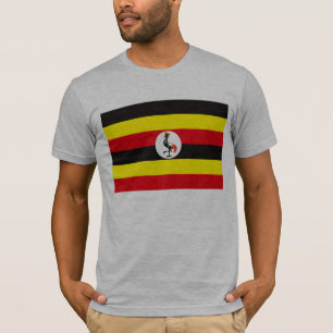 Uganda-Flaggen-T - Shirt