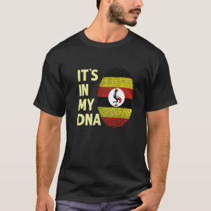 Uganda in meinem DNA-Uganda-Flaggenteam Uganda T-Shirt