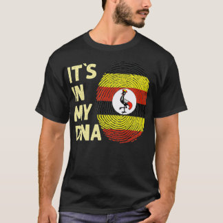 Uganda in meinem DNA Ugandan Flag Team Uganda Redn T-Shirt