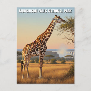 Uganda Murchison Falls National Park Travel Postkarte