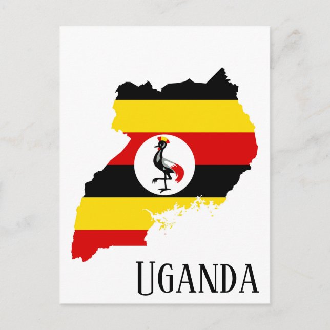 Uganda Postkarte (Vorderseite)