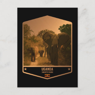 Uganda Postkarte