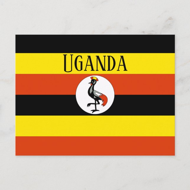 Uganda Postkarte (Vorderseite)