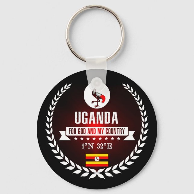 Uganda Schlüsselanhänger (Vorderseite)