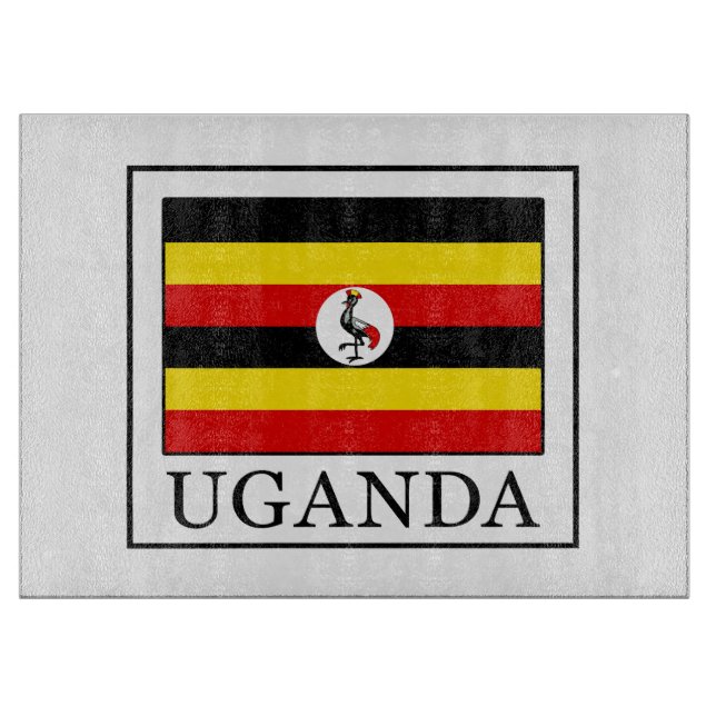 Uganda Schneidebrett (Vorderseite)