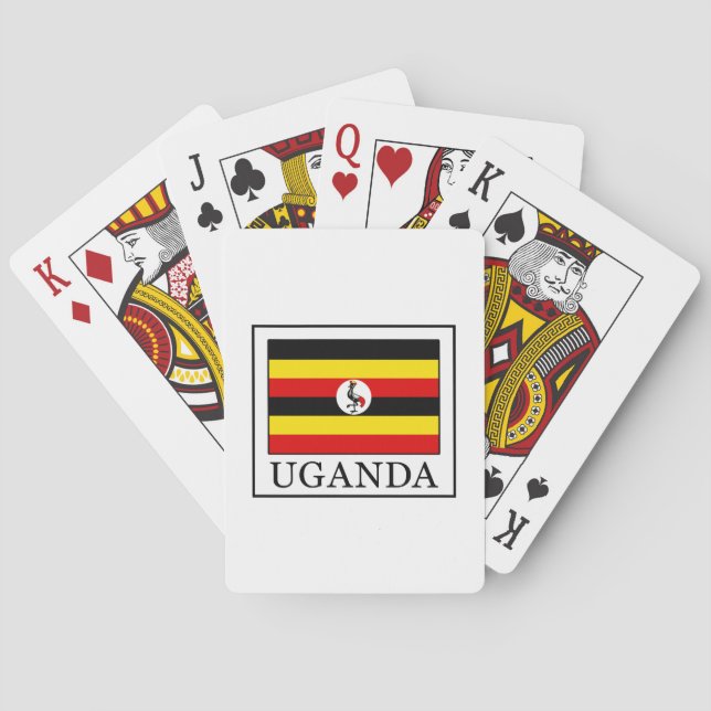 Uganda Spielkarten (Rückseite)