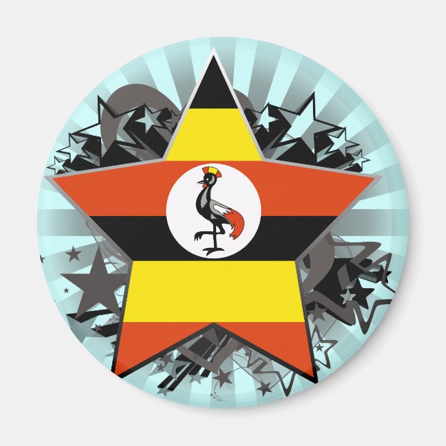 Uganda Star Magnet (Vorne)