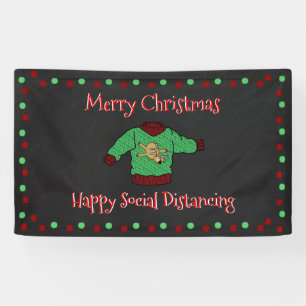 Uganda Sweater Weihnachtsfest Party Banner
