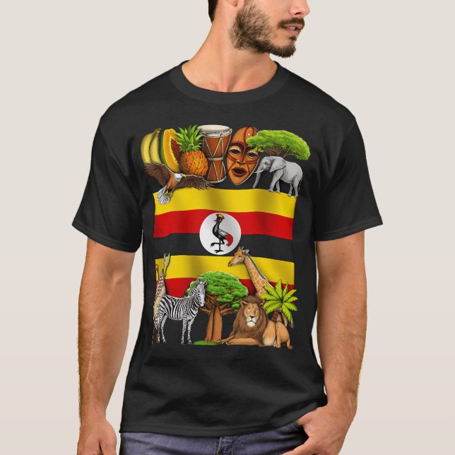 Uganda T-Shirt (Vorderseite)