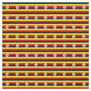 Uganda & Uganda Flag Mode, Reise- und Sportart Stoff