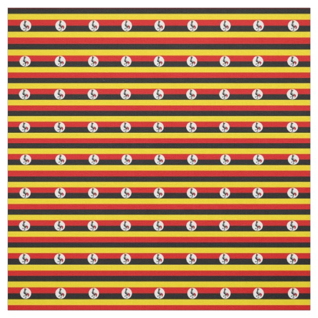 Uganda & Uganda Flag Mode, Reise- und Sportart Stoff (Muster)