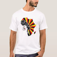 Uganda Ugandan Flag Africa Map Ethnisches Erbe Bla