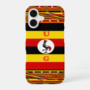 Ugandas Herzschlag: Eine Symphonie der Symbolfarbe iPhone 16 Hülle