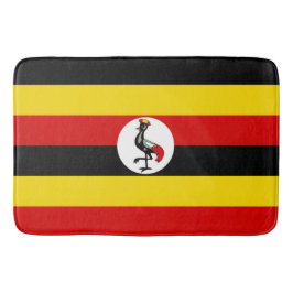 Ugandische Flagge (Uganda) Badematte